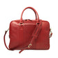 Old Angler Red Soft Calfskin Leather Briefcase