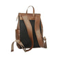 Old Angler Chestnut Brown Soft Leather Laptop Backpack