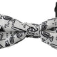 Dolce & Gabbana White Instruments Adjustable Neck Papillon Men Bow Tie