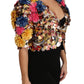 Dolce & Gabbana Enchanted Sicily Crystal-Embellished Short Jacket