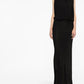 Saint Laurent Black Sleeveless Long Dress