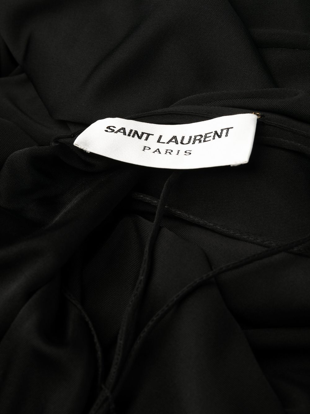 Saint Laurent Black Sleeveless Long Dress