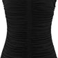 Saint Laurent Black Sleeveless Bustier Top