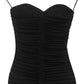 Saint Laurent Black Sleeveless Bustier Top