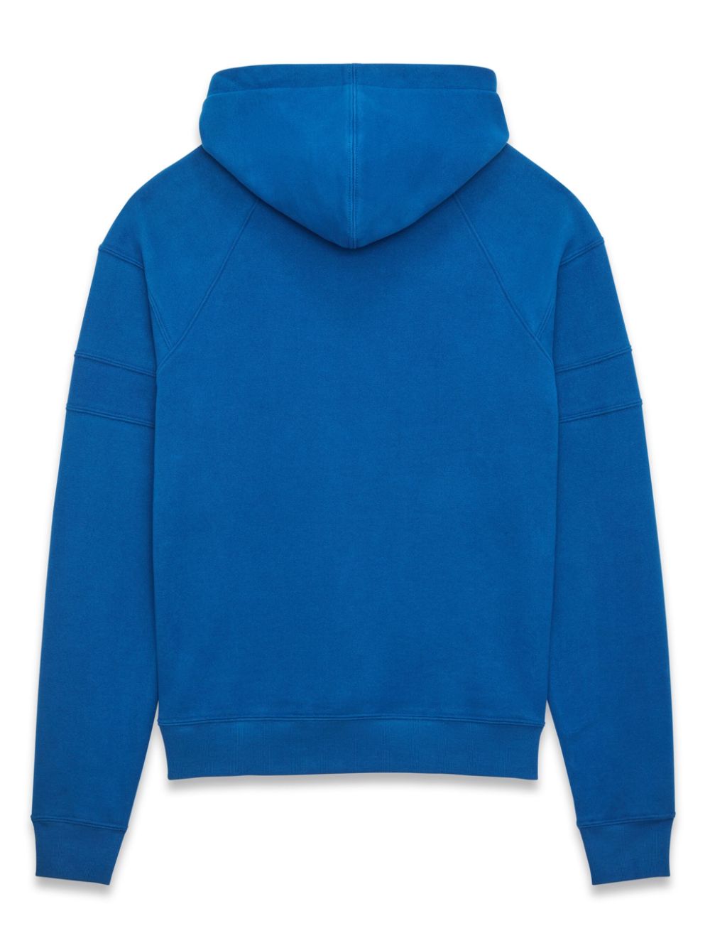 Saint Laurent Cobalt Blue Embroidered Logo Hooded Sweatshirt