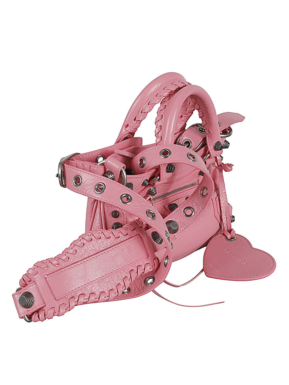 Balenciaga Neo Pink Embellished Handbag