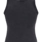 Alessandra Rich Grey Sleeveless Top