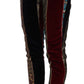 Dolce & Gabbana Multicolor Jacquard Cropped Tapered Pants