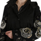 John Richmond Floral Sequined Beaded Hooded Jacket Coat