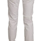 Dondup White Cotton Stretch Skinny Casual Denim Pants Jeans