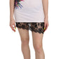 Dsquared² White Printed Crew Neck Sleeveless Bodycon Mini Dress