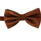 Dolce & Gabbana Men Brown 100% Silk Adjustable Neck Papillon Bow Tie