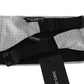 Dolce & Gabbana Gray Patterned Waist Belt Silk Cummerbund