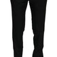 Dolce & Gabbana Black Dress Formal Trouser Mens Wool Pants