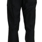 Dolce & Gabbana Black Dress Formal Trouser Men Wool Pants