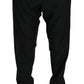 Dolce & Gabbana Black Dress Formal Trouser Men Wool Pants