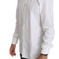 Dolce & Gabbana White Cotton Long Sleeve Top Shirt