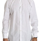 Dolce & Gabbana White Cotton Long Sleeve Top Shirt