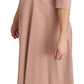 Dolce & Gabbana Pink 3/4 Sleeves A-line Viscose Dress