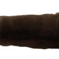 Dolce & Gabbana Brown Elbow Length Finger Less Fur Gloves