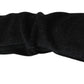 Dolce & Gabbana Black Gray Mid Arm Length Mittens Wool  Gloves