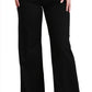 Dolce & Gabbana Black Wide Leg Flared Trouser Cashmere Pants