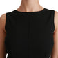 Dolce & Gabbana Black Sheath Stretch Dress