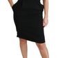 Dolce & Gabbana Black Sheath Stretch Dress