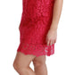 Dolce & Gabbana Shocking Pink Lace Dress