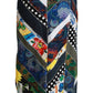 Dolce & Gabbana Multicolor Silk Geometric High Waist Maxi Skirt