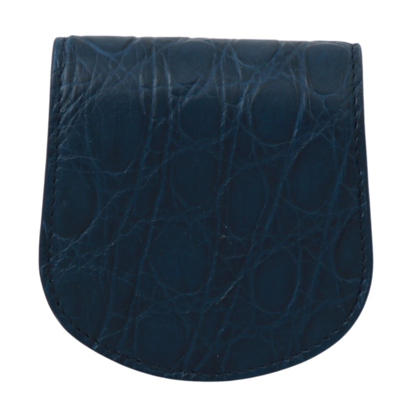 Dolce & Gabbana Blue Leather Holder Pocket Condom Case