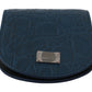 Dolce & Gabbana Blue Leather Holder Pocket Condom Case