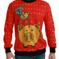 Dolce & Gabbana Red Crystal Pig of the Year Sweater