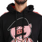 Dolce & Gabbana Black Pig of the Year Hooded Sweater