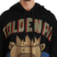 Dolce & Gabbana Black Sweater Pig of the Year Hooded