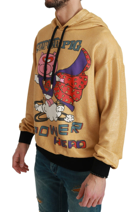 Dolce & Gabbana Gold Pig of the Year Hooded Sweater