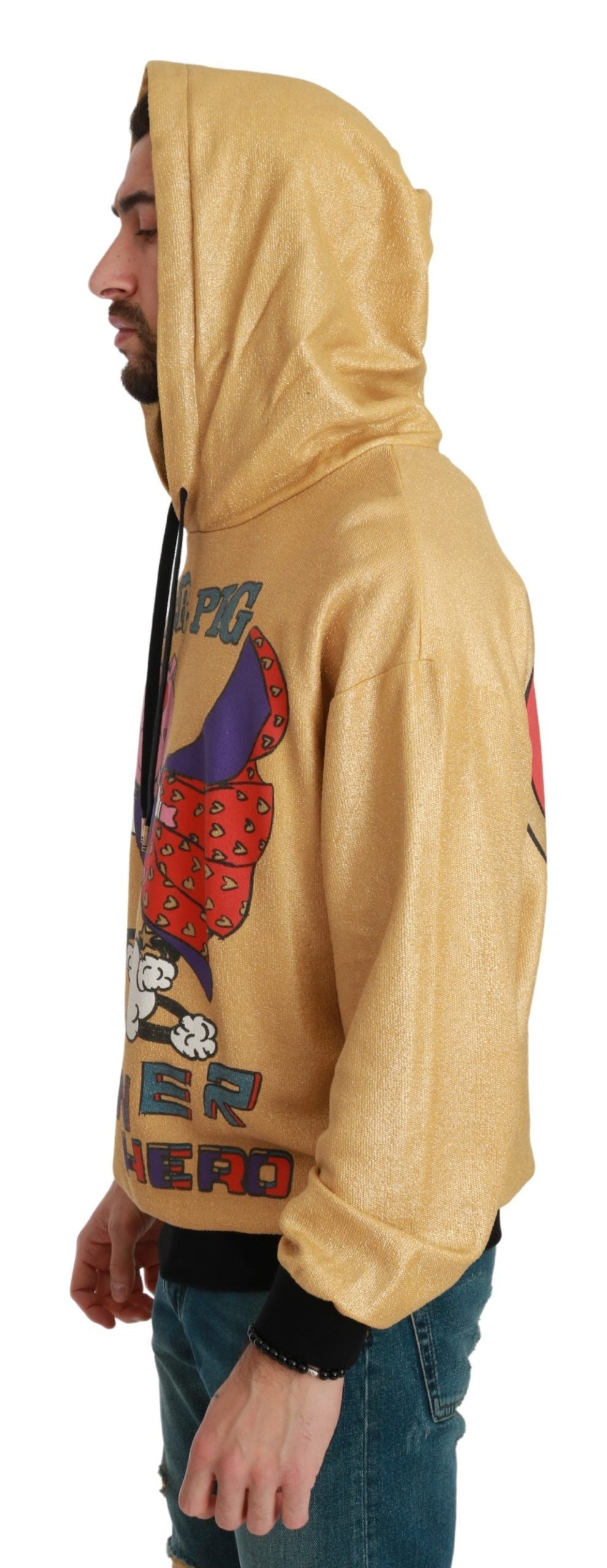 Dolce & Gabbana Gold Pig of the Year Hooded Sweater