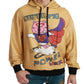 Dolce & Gabbana Gold Pig of the Year Hooded Sweater