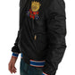 Dolce & Gabbana Black YEAR OF THE PIG Bomber Jacket