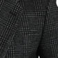 Dolce & Gabbana Gray Plaid Check Slim Fit Jacket Blazer