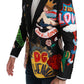 Dolce & Gabbana Black DG Heaven King MARTINI Blazer