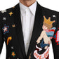 Dolce & Gabbana Black DG Heaven King MARTINI Blazer