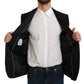 Dolce & Gabbana Black Slim Fit Coat Jacket MARTINI Blazer