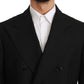 Dolce & Gabbana Black Slim Fit Wool Blazer Jacket