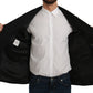 Dolce & Gabbana Black Slim Fit Wool Blazer Jacket