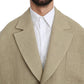 Dolce & Gabbana Beige Jacket Coat 100% Jute Blazer Coat