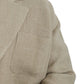 Dolce & Gabbana Beige Jacket Coat 100% Jute Blazer Coat