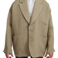 Dolce & Gabbana Beige Jacket Coat 100% Jute Blazer Coat