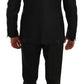 Dolce & Gabbana Black Crystal Bee Slim Fit 2 Piece Suit