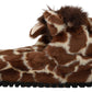 Dolce & Gabbana Brown Giraffe Slippers Flats Sandals Shoes